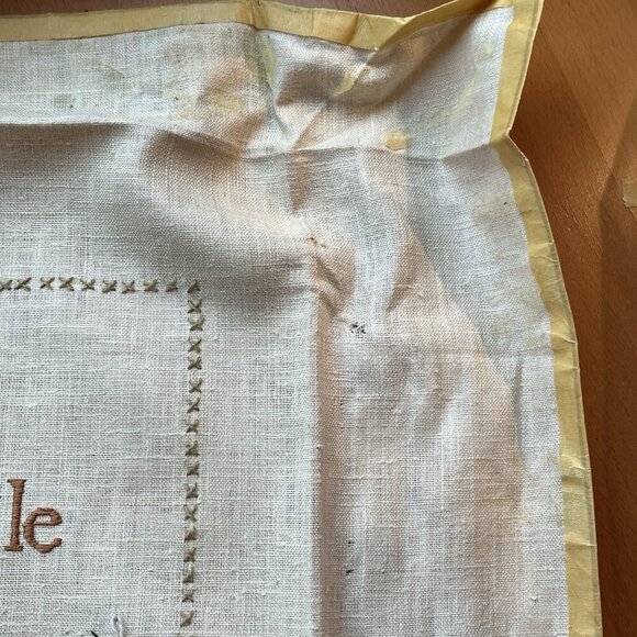 Vtg 80s Completed Life is Fragile Prayer Crewel Embroidery Bird Wall Hanging - Picture 16 of 16